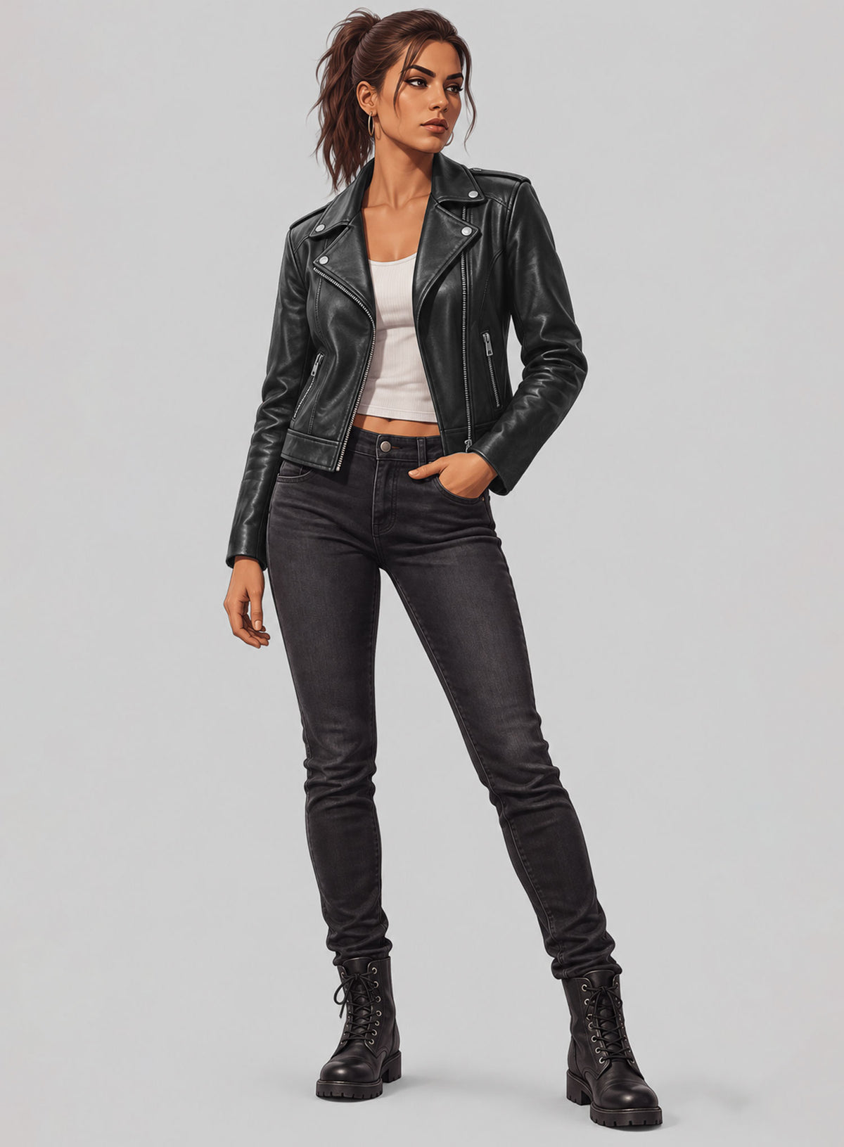 GTA 6 Lucia Caminos Leather Jacket