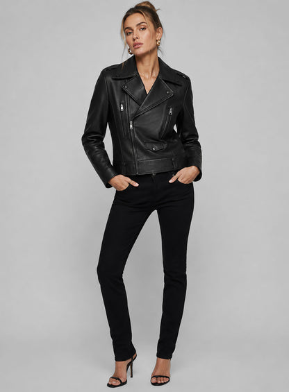 Hailey Baldwin Bieber Leather Jacket