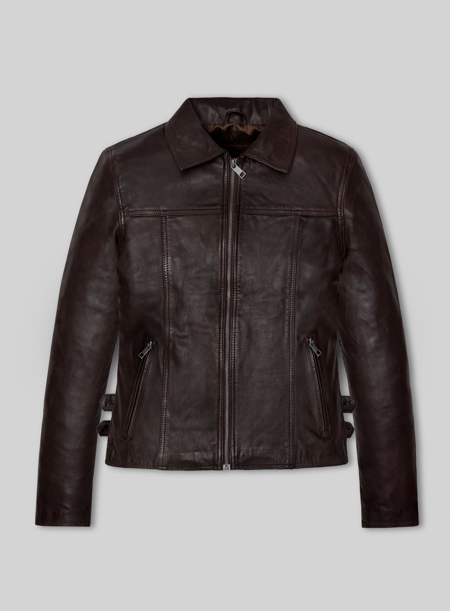 Hailey Baldwin Bieber Leather Jacket #1