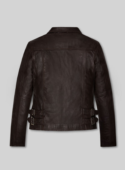 Hailey Baldwin Bieber Leather Jacket #1
