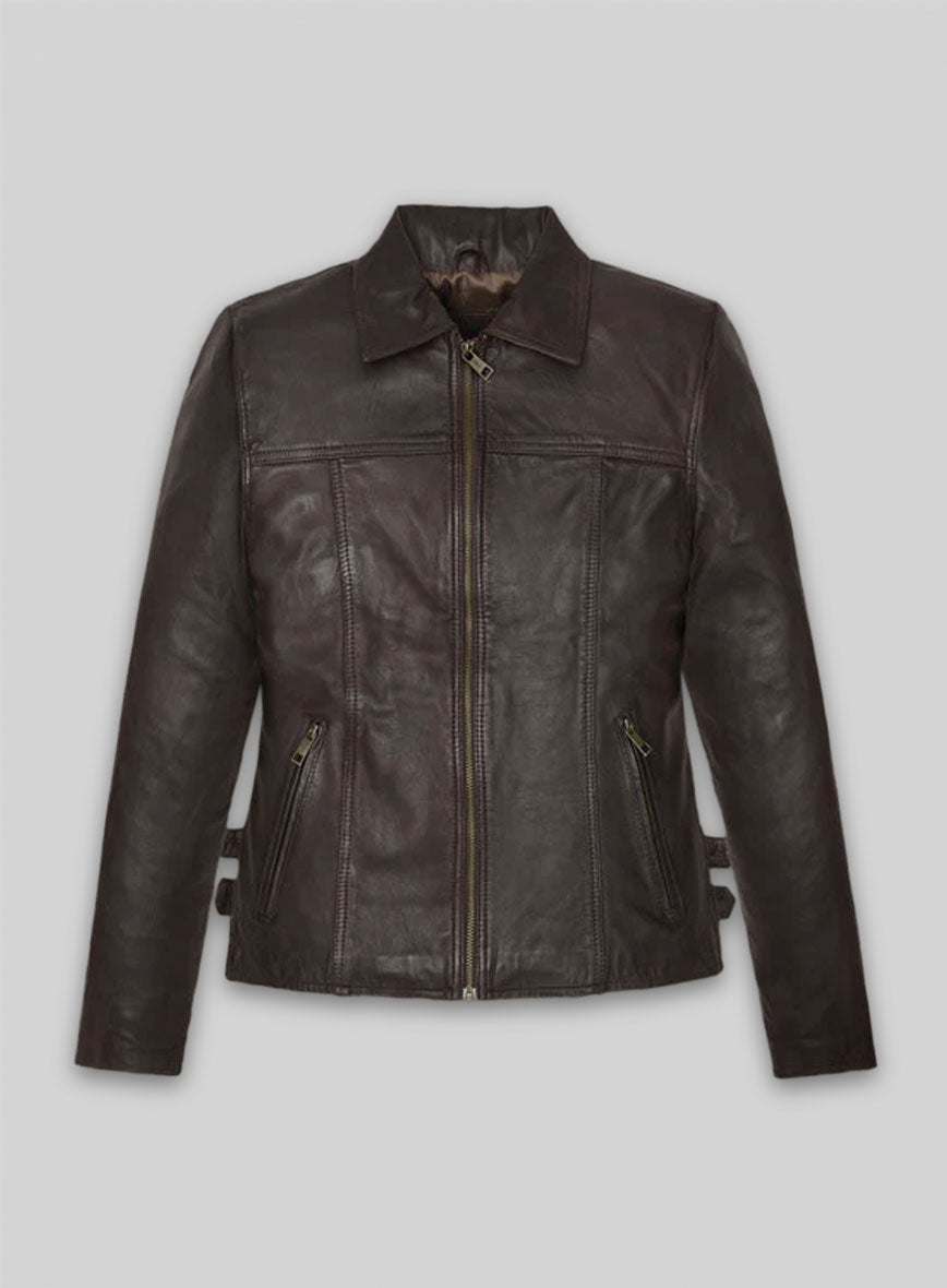 Hailey Baldwin Bieber Leather Jacket #1