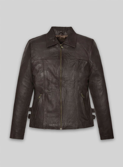 Hailey Baldwin Bieber Leather Jacket #1