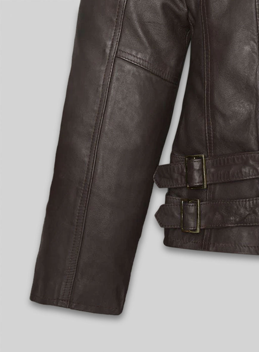 Hailey Baldwin Bieber Leather Jacket #1