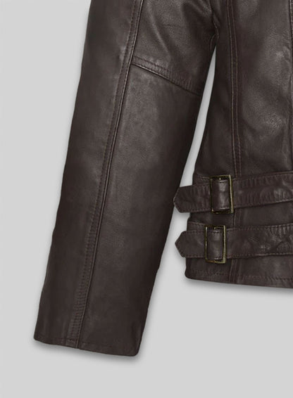 Hailey Baldwin Bieber Leather Jacket #1