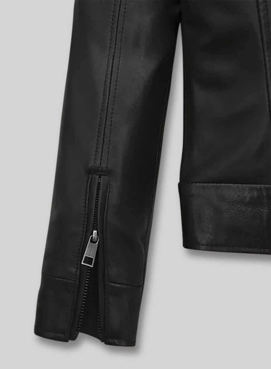 Hailey Baldwin Bieber Leather Jacket