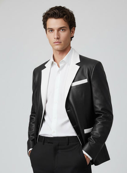 Hampton Leather Blazer