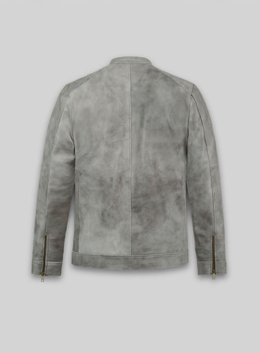 Harbor Gray Leather Jacket # 656