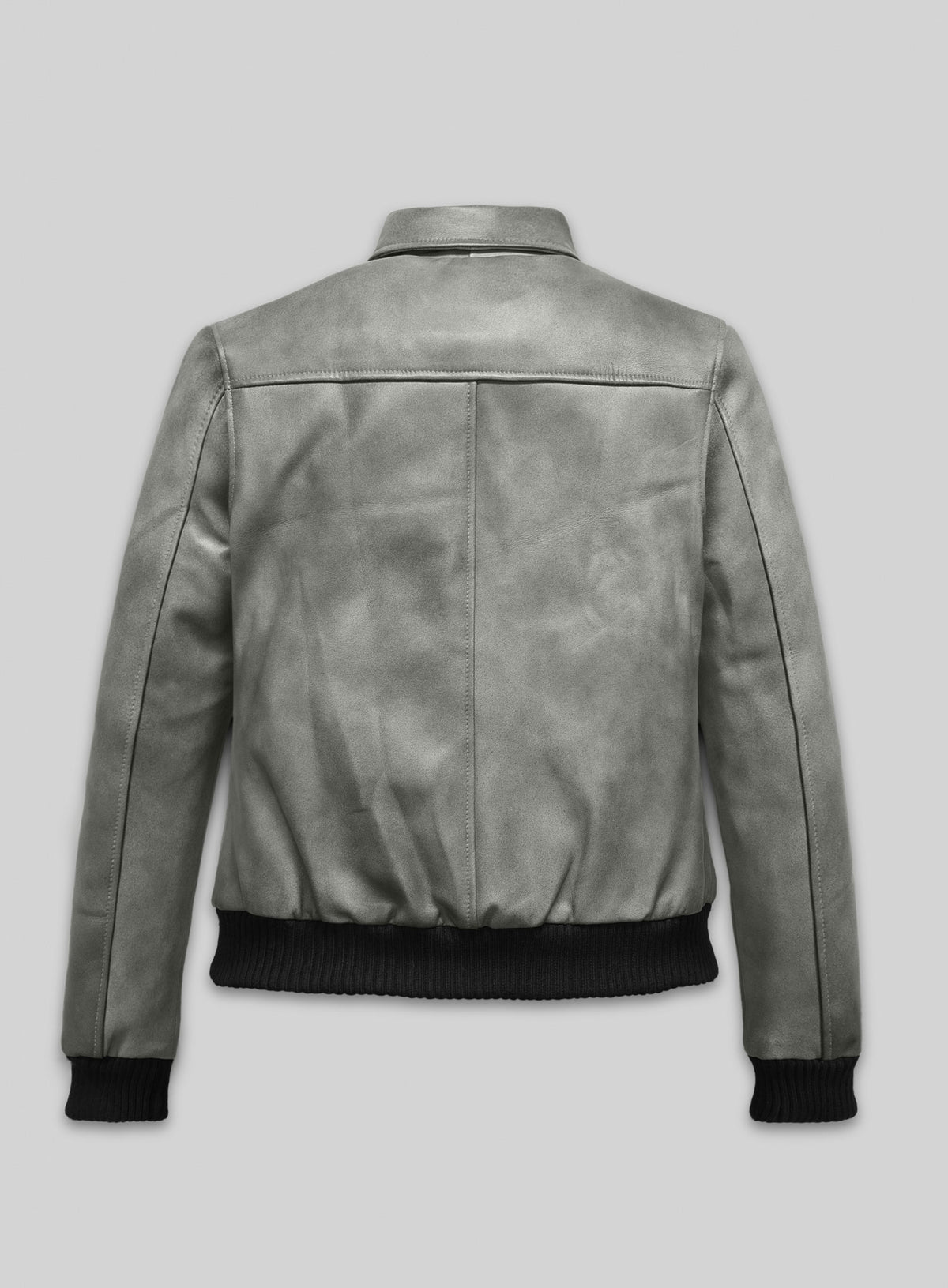 Harbor Gray Kendall Jenner Leather Jacket # 1