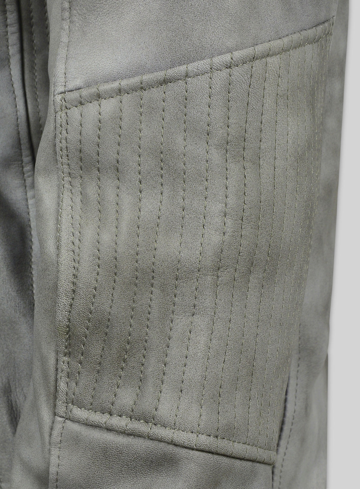 Harbor Gray Leather Jacket # 656