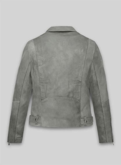 Harbor Gray Leather Jacket # 246