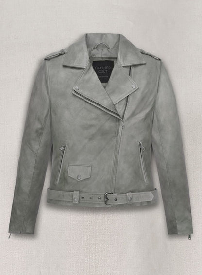 Harbor Gray Leather Jacket # 246 - LeatherCult