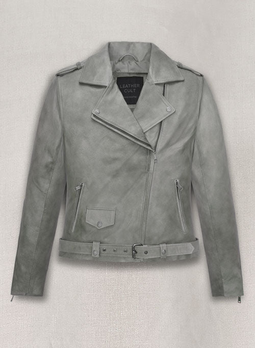 Harbor Gray Leather Jacket # 246 - LeatherCult