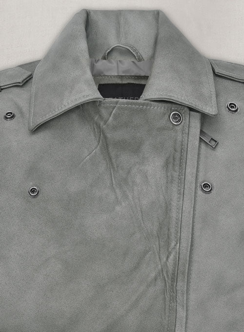 Harbor Gray Leather Jacket # 246 - LeatherCult