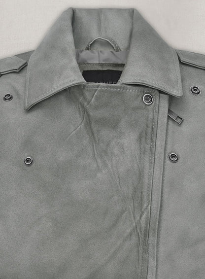 Harbor Gray Leather Jacket # 246 - LeatherCult