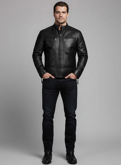 Henry Cavill Leather Jacket #2