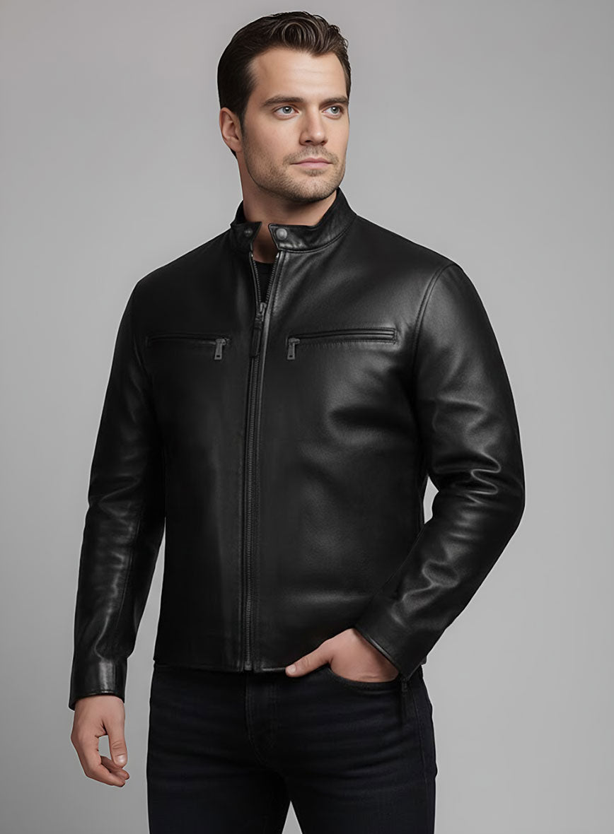 Henry Cavill Leather Jacket #2
