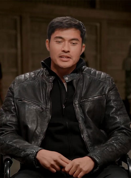 Henry Golding Snake Eyes Leather Jacket - LeatherCult