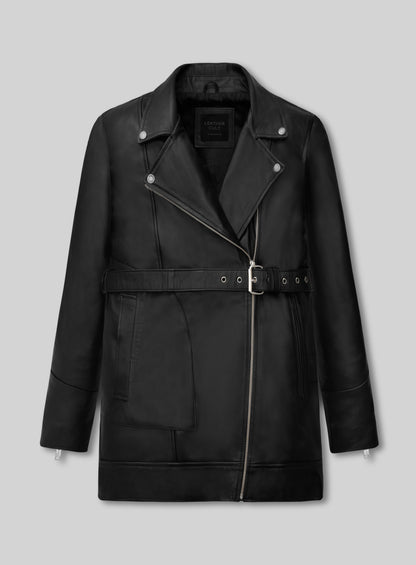 Hilary Duff Younger Leather Trench Coat
