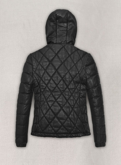 Hooded Leather Jacket # 510 - LeatherCult