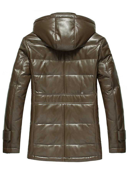 Leather Hood Jacket # 636 - LeatherCult