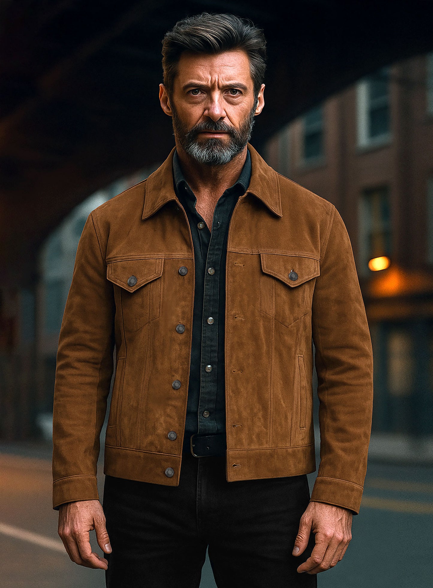 Hugh Jackman Logan Leather Jacket