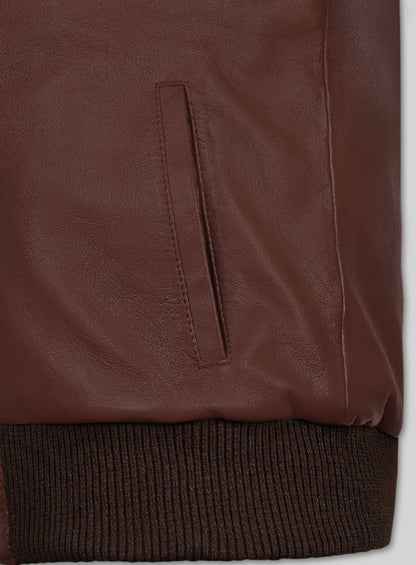 Hunter Bomber Leather Jacket