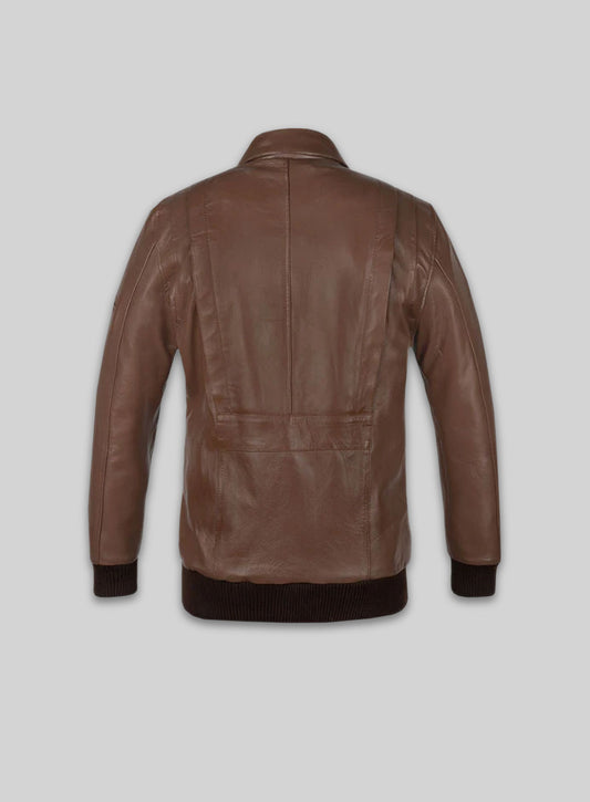 Hunter Bomber Leather Jacket