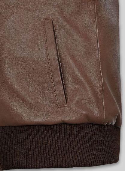Hunter Bomber Leather Jacket