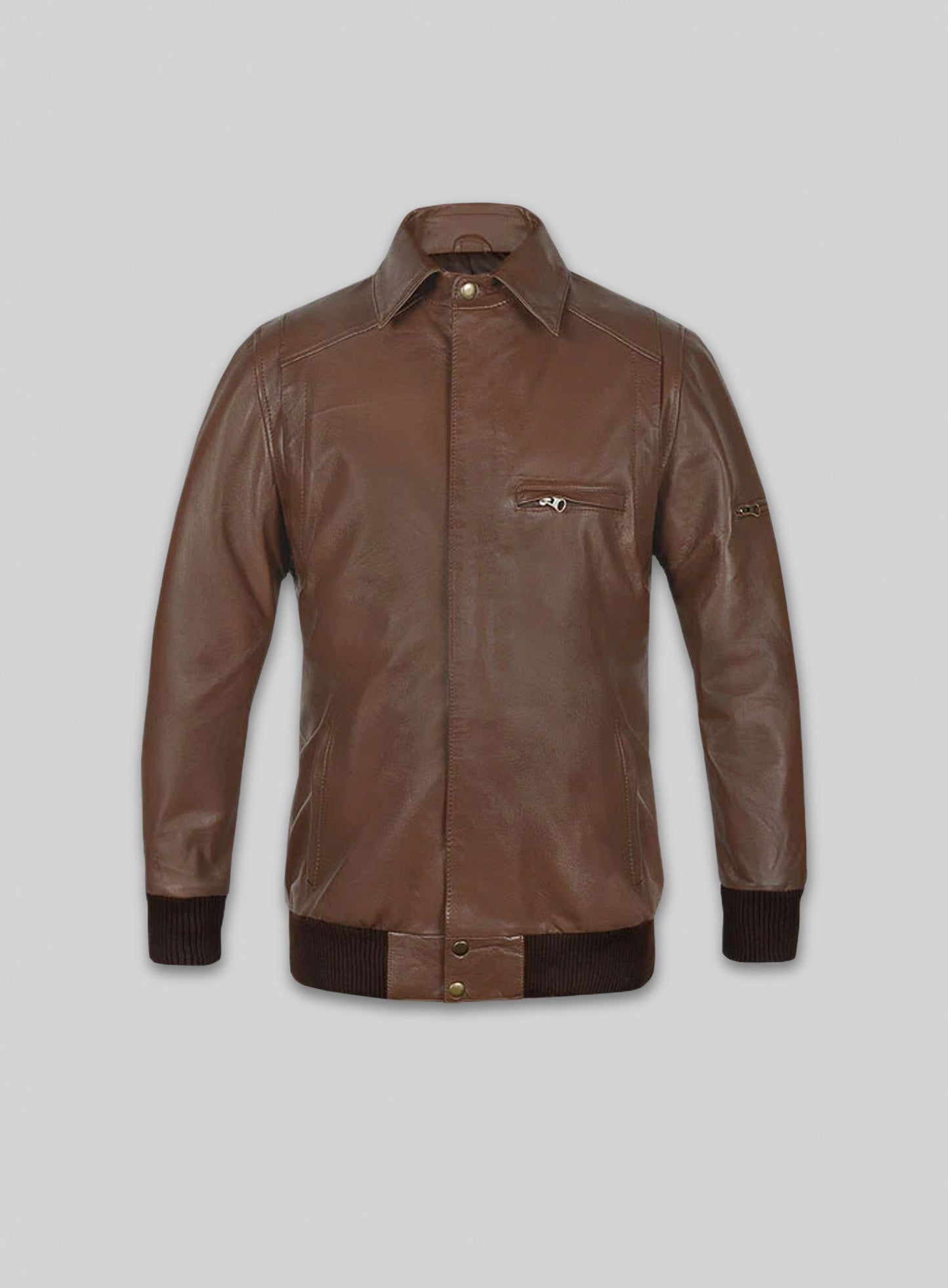 Hunter Bomber Leather Jacket