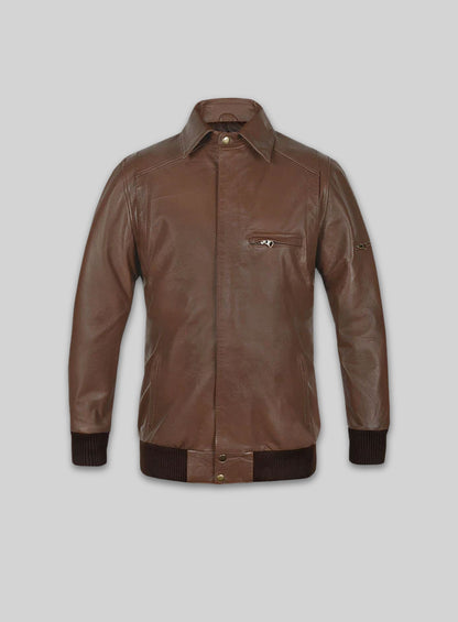 Hunter Bomber Leather Jacket