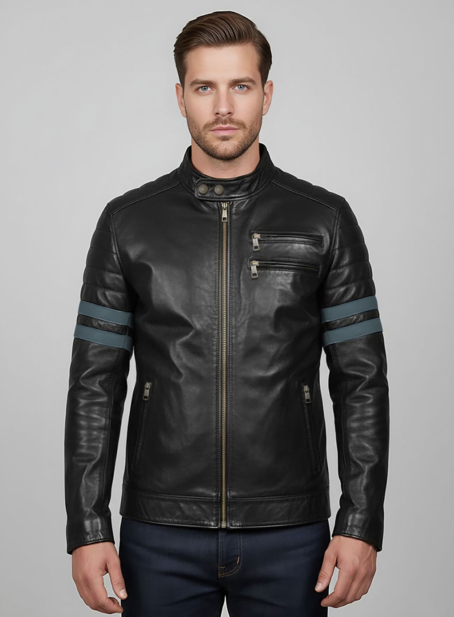 Hybrid Leather Jacket