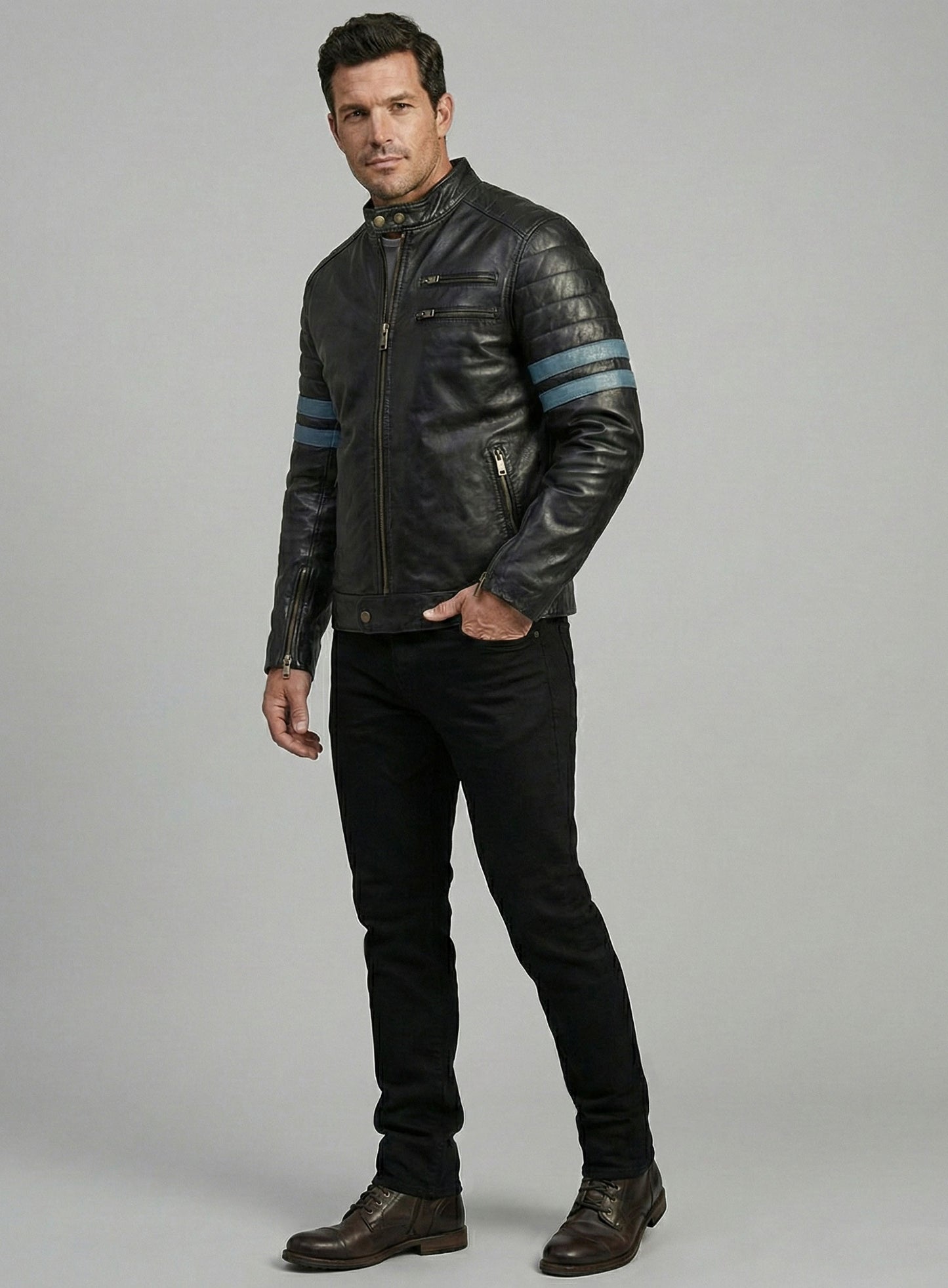 Hybrid Leather Jacket