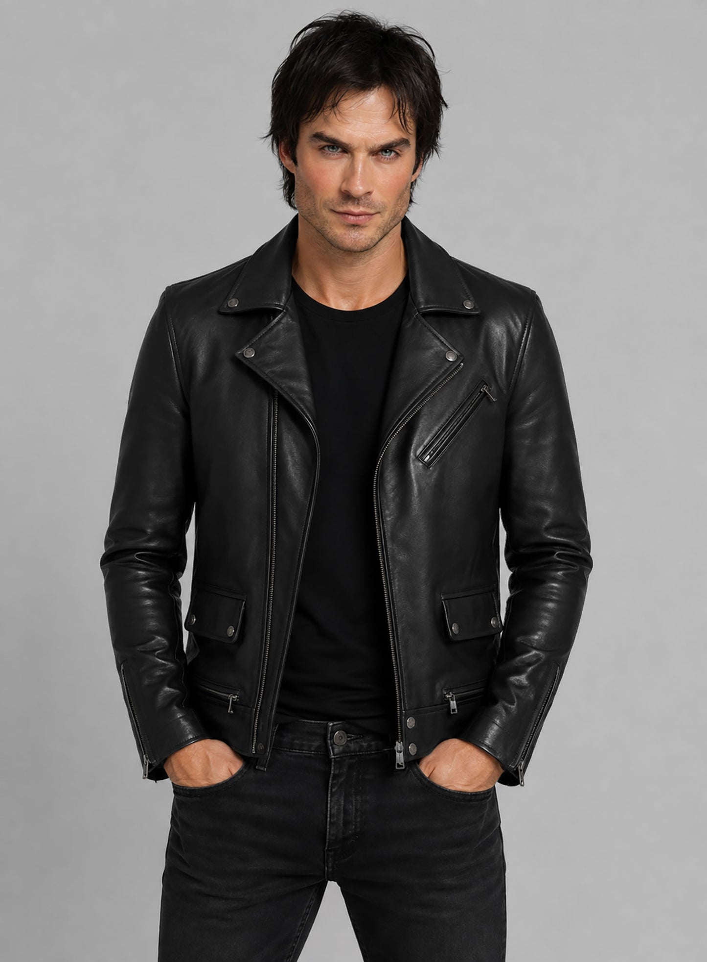 Ian Somerhalder The Vampire Diaries Leather Jacket