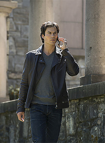 Ian Somerhalder The Vampire Diaries Leather Jacket - LeatherCult