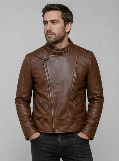 In the Grey movie Jake Gyllenhaal Leather Jacket