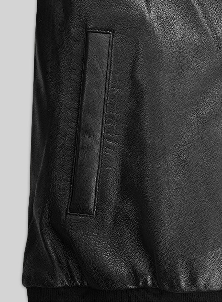 Initials Leather Jacket
