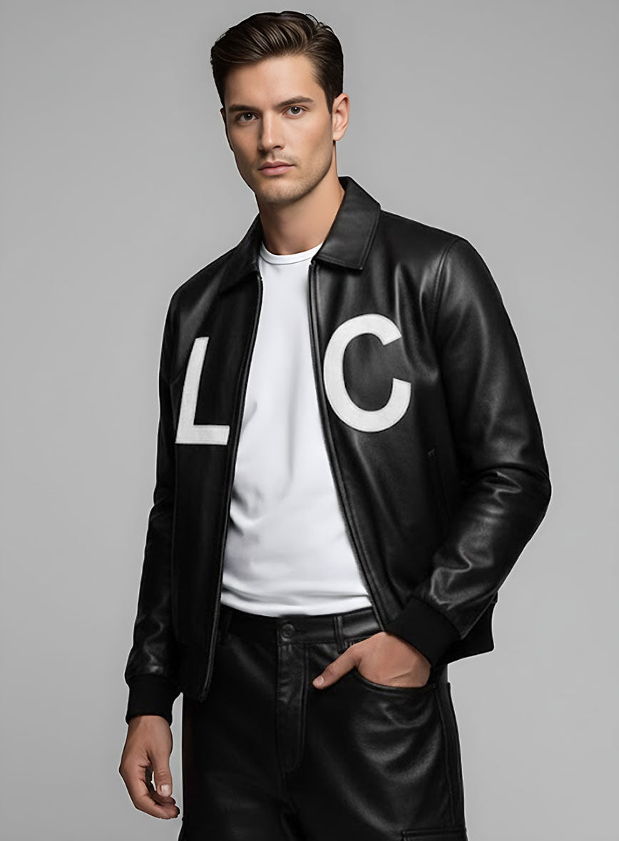 Initials Leather Jacket