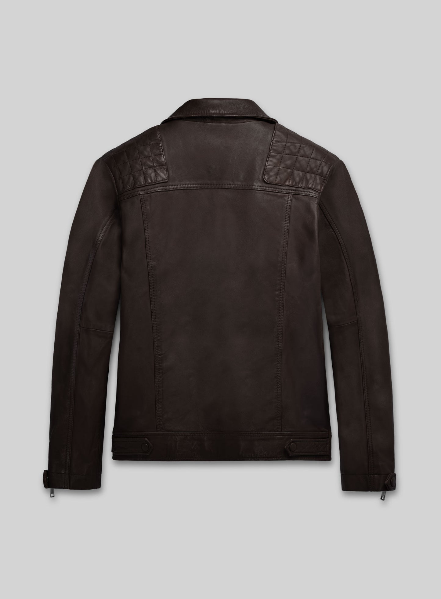 Ironwood Brown Biker Leather Jacket