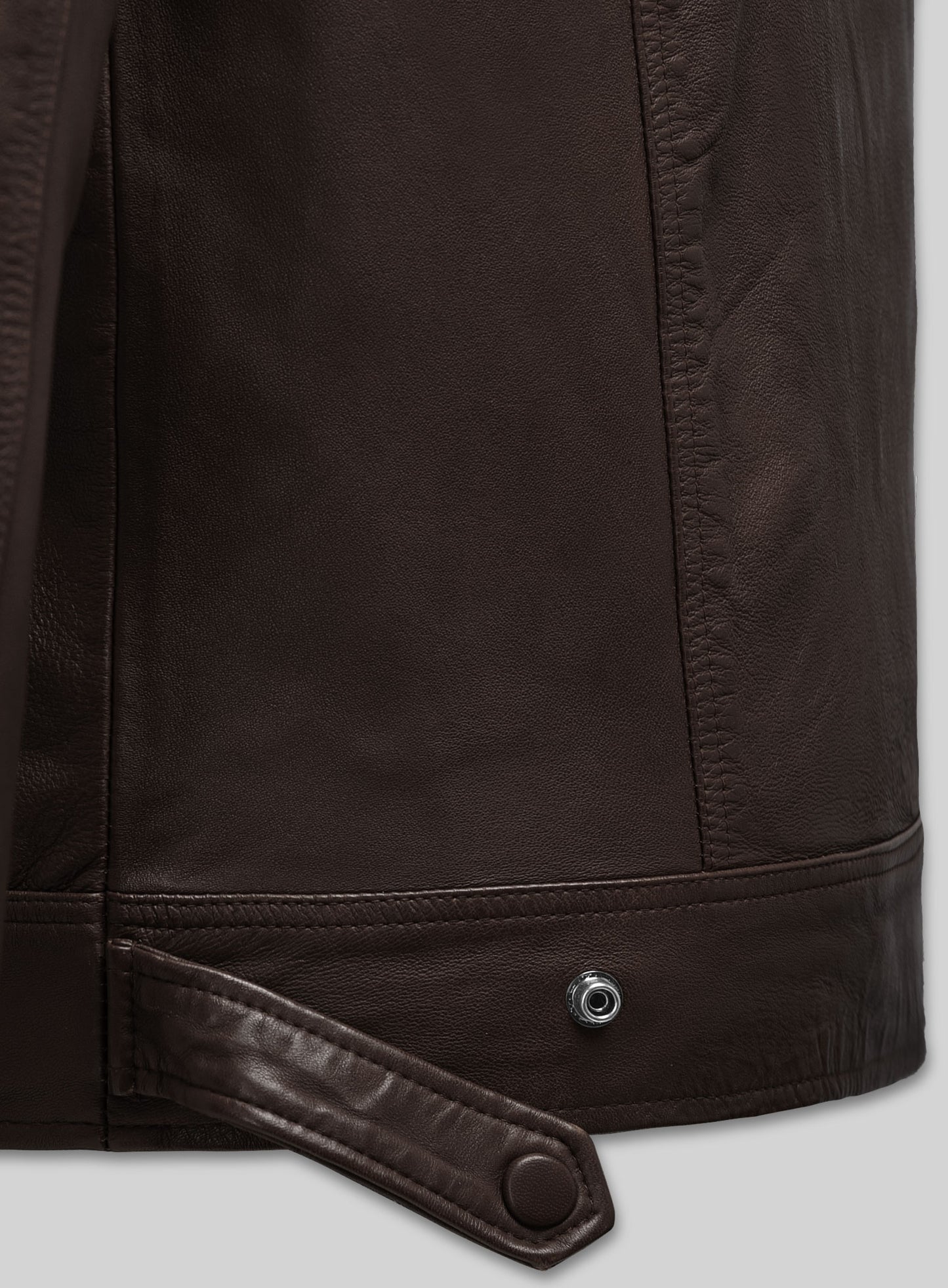Ironwood Brown Biker Leather Jacket
