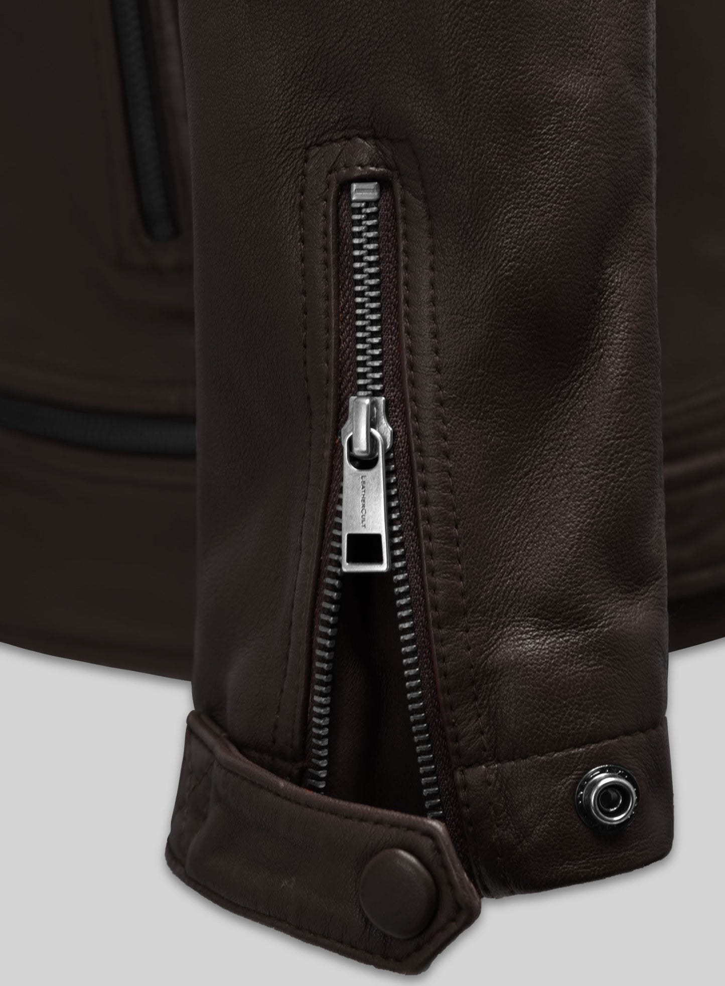 Ironwood Brown Biker Leather Jacket