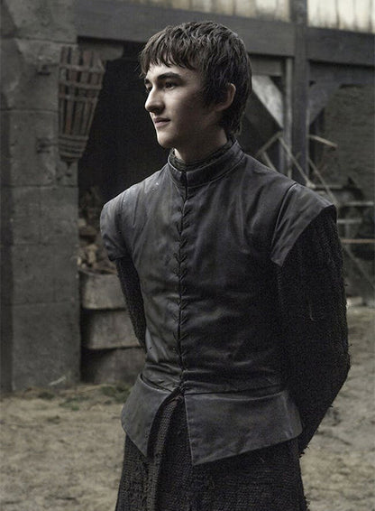 Isaac Hempstead Wright GOT Leather Vest - LeatherCult