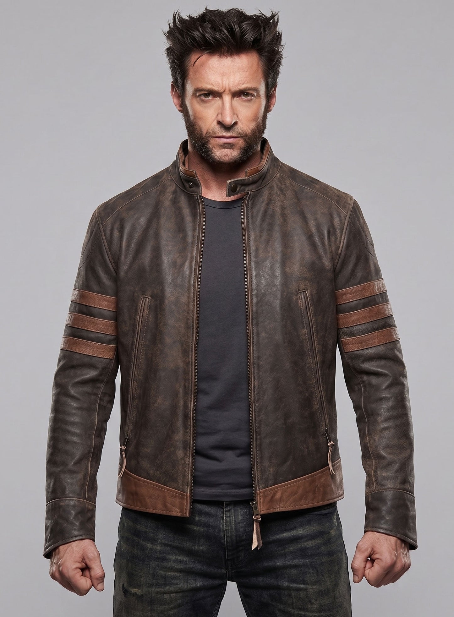 X - Men Origins Wolverine Leather Jacket