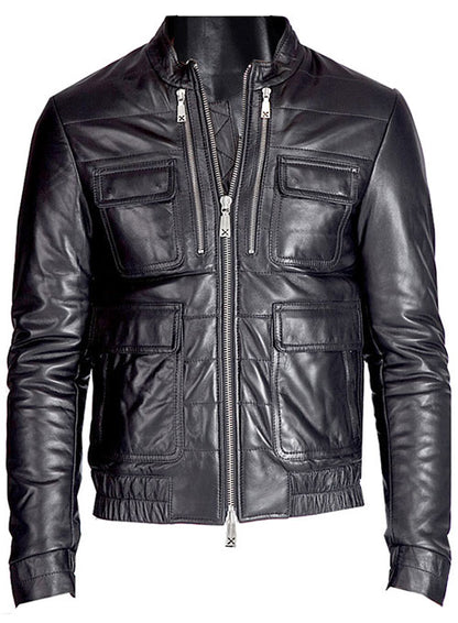 Leather Jacket #607 - LeatherCult