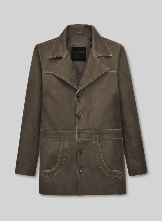 James Franco The Deuce Leather Trench Coat