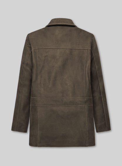 James Franco The Deuce Leather Trench Coat