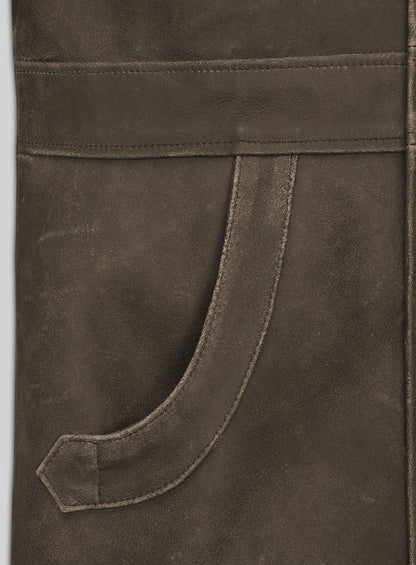 James Franco The Deuce Leather Trench Coat