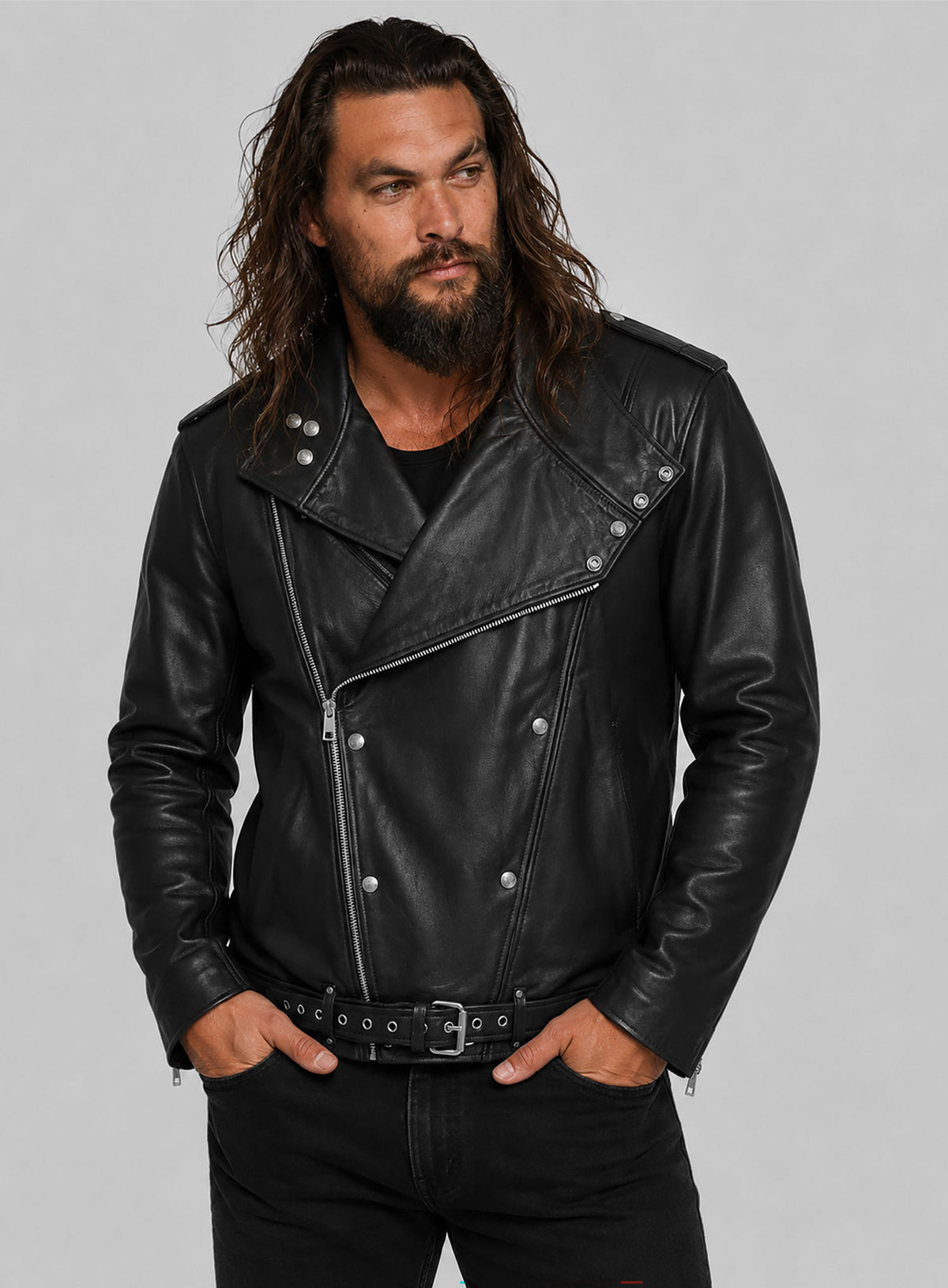 Jason Momoa Aquaman Premiere Leather Jacket