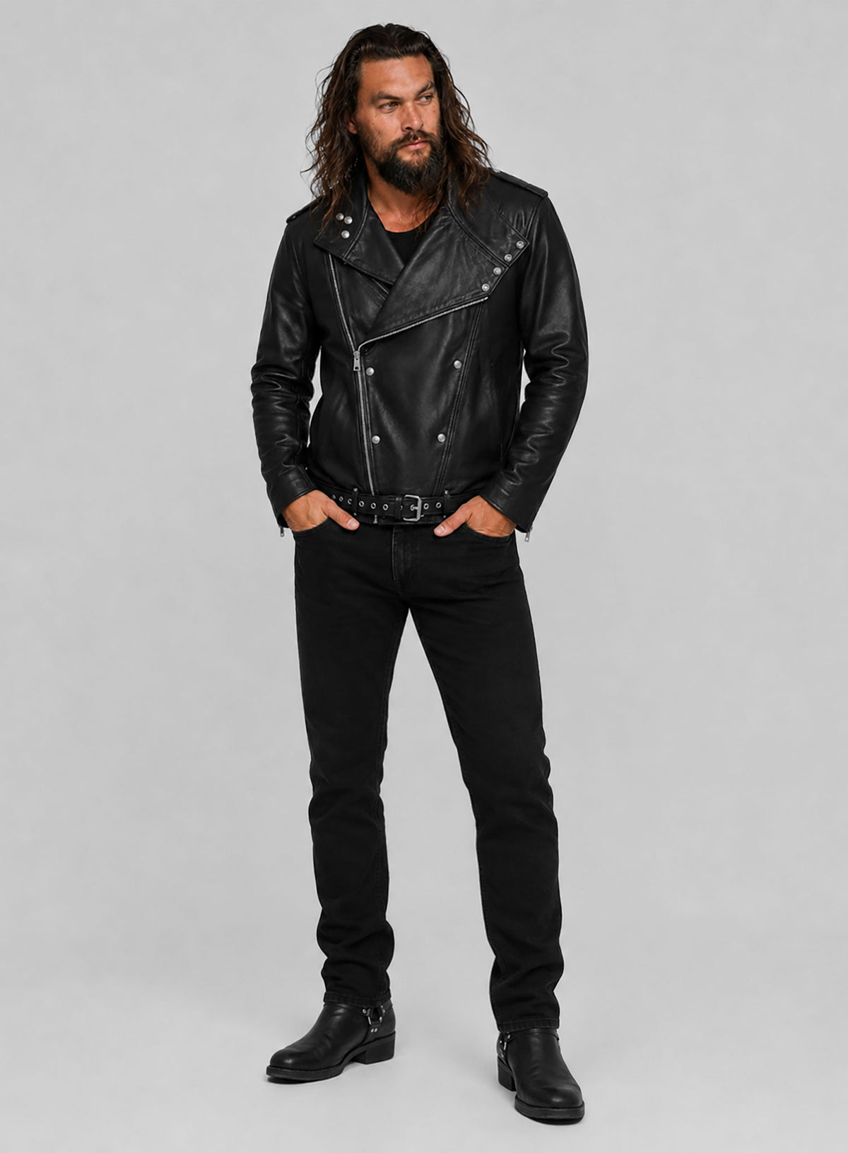 Jason Momoa Aquaman Premiere Leather Jacket
