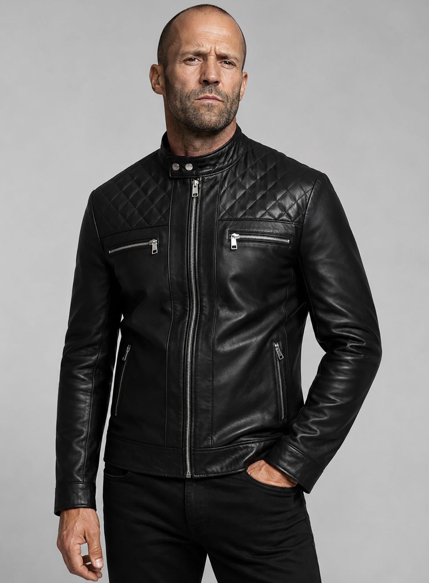 Jason Statham Expend4bles Leather Jacket