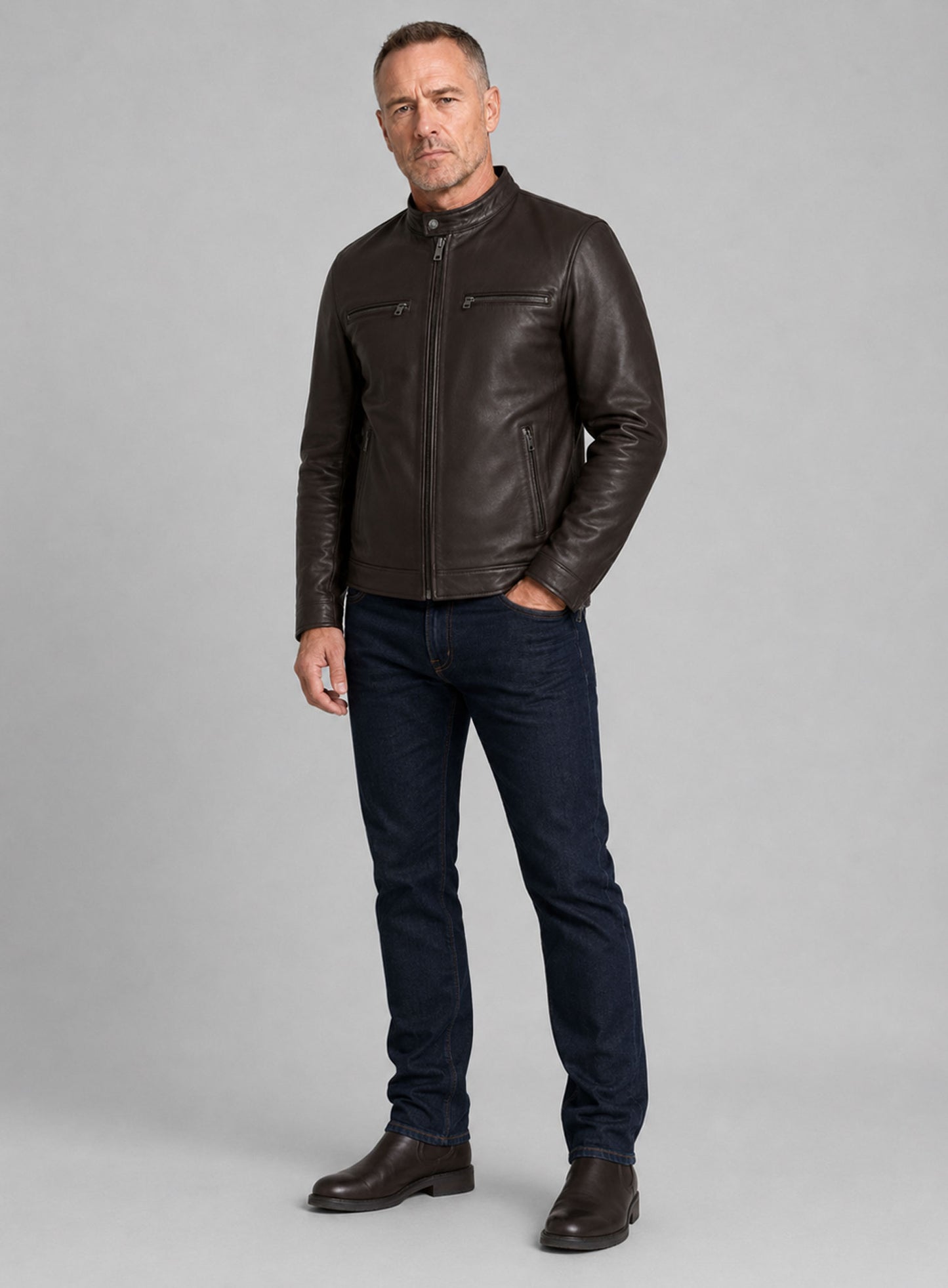 Jason Beghe Chicago P.D. Leather Jacket
